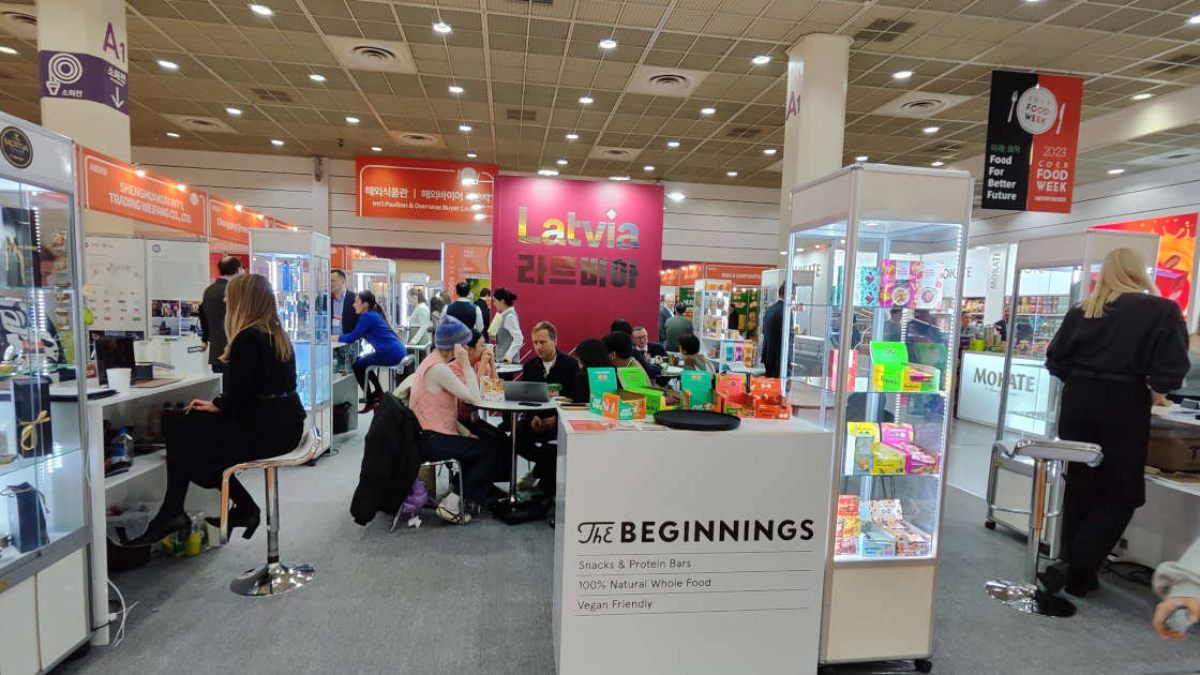 Latvian Food and Beverage Delegation to COEX Food Week 2023 Seoul South Korea