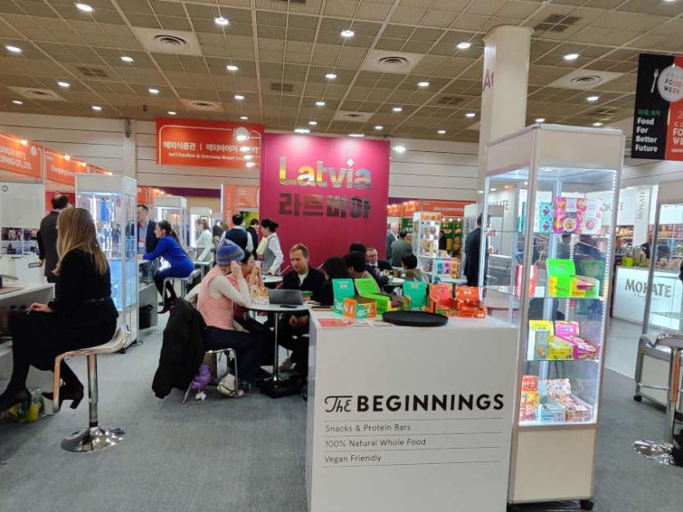 Latvian Food and Beverage Delegation to COEX Food Week 2023 Seoul South Korea