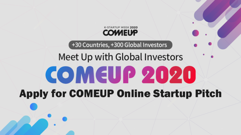 COMEUP 2020 Startup Conference Seoul